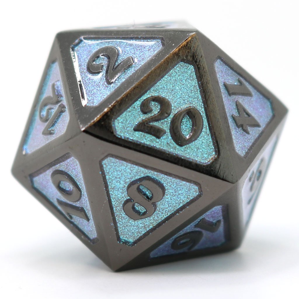 DHD Dire D20 Winters Embrace - Premium Winter-Themed Dice Set for Tabletop RPGs & Board Games - Perfect for Dungeons & Dragons, Magic: The Gathering & Cold Weather Gaming Sessions