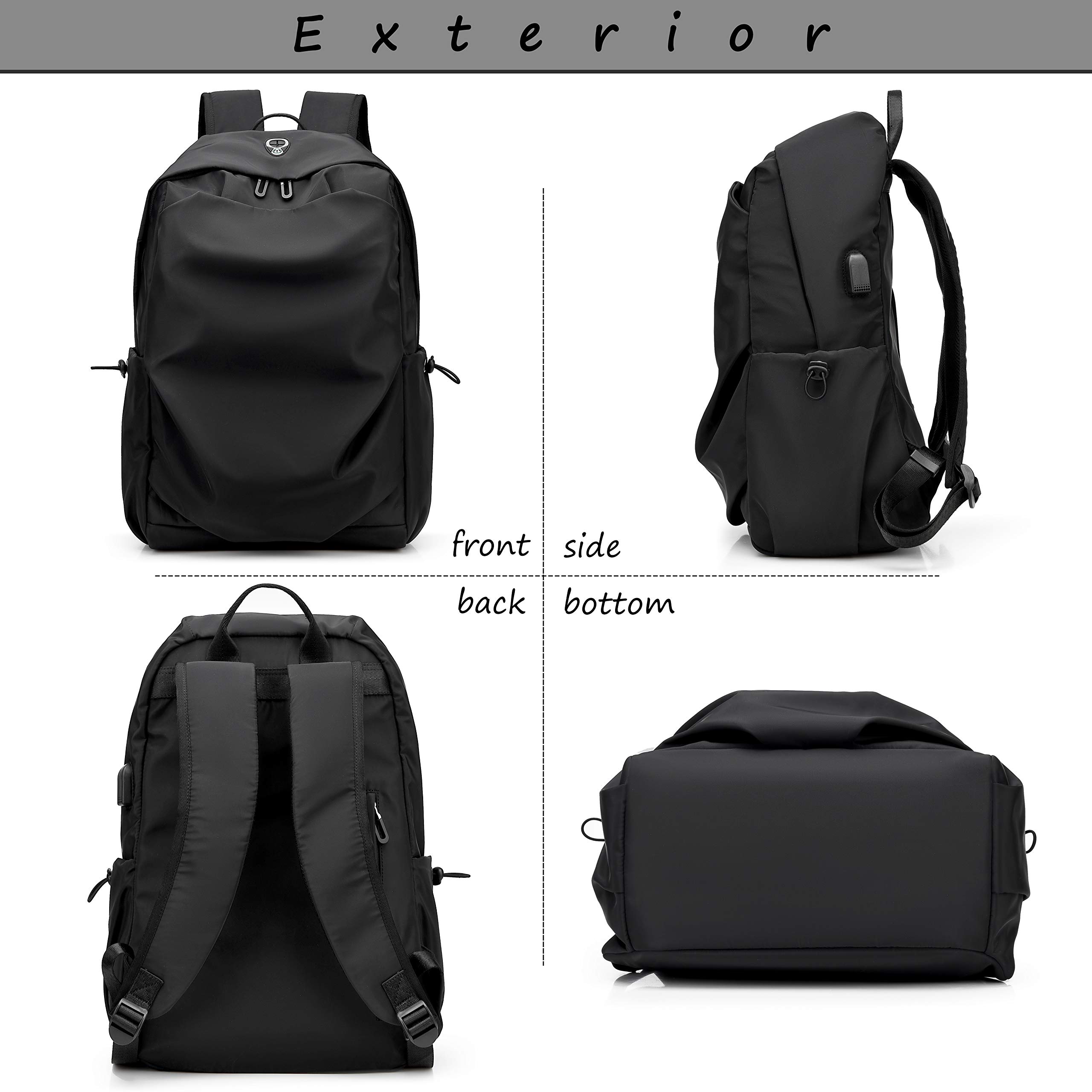 Men's Casual Fashionable Outdoor Backpack - Large Capacity Travel Bag for Hiking, Commuting & Daily Use