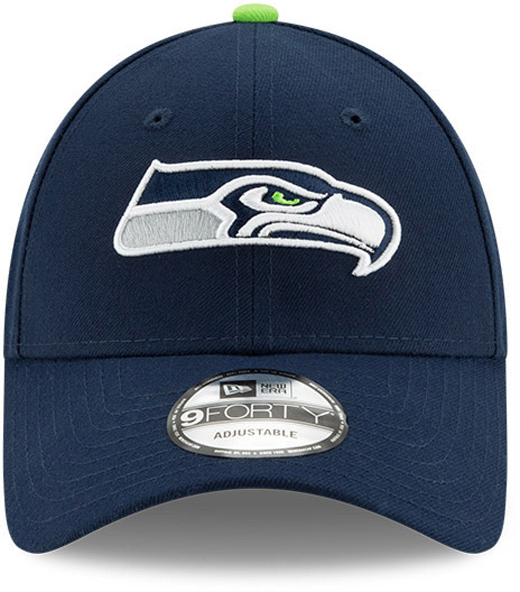 Seattle Seahawks New Era 940 The League NFL Adjustable Hat - Official NFL Licensed Snapback Cap for Men & Women - Perfect for Football Games, Sports Events & Casual Wear