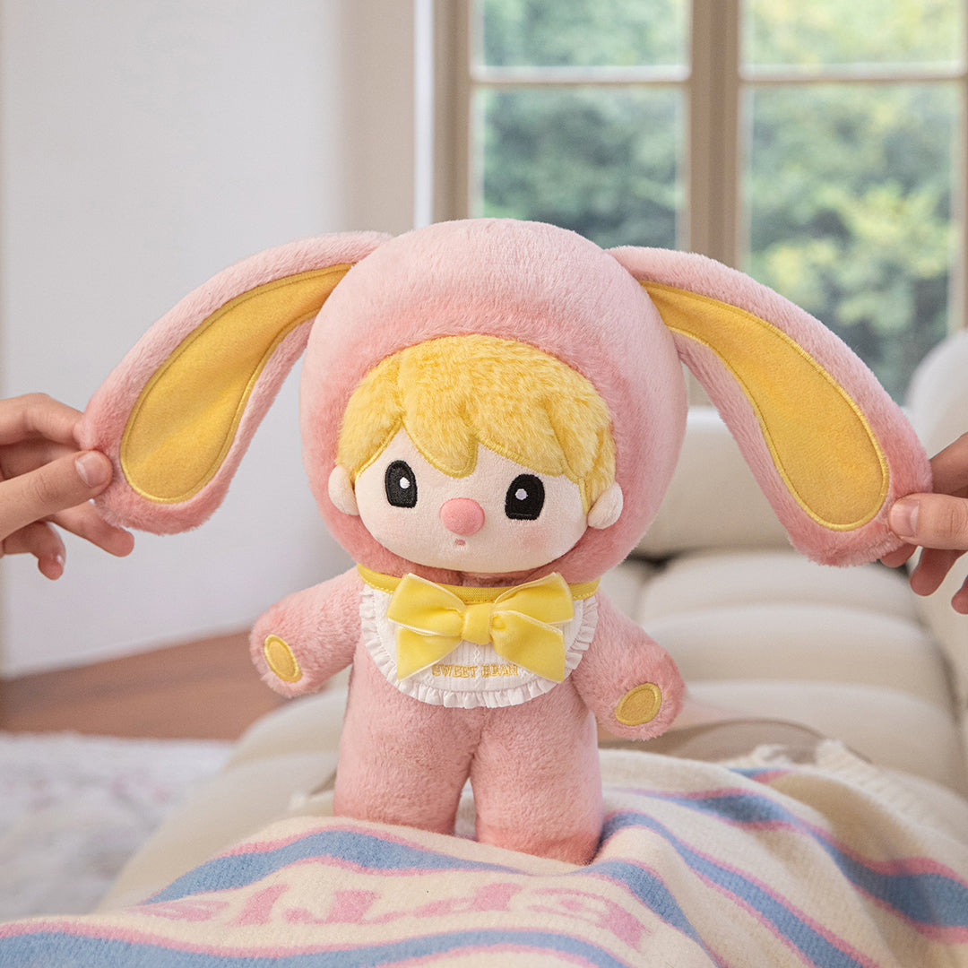 POP MART Sweet Bean Animals' Play Series Plush Stuffed Cotton Doll - Cute Collectible Toy for Kids & Adults, Perfect for Home Decor, Gift Giving, and Playtime Fun
