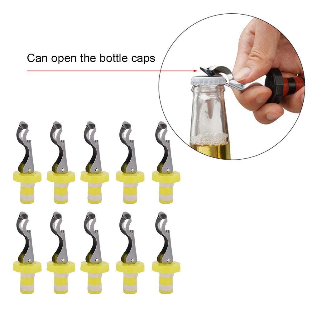 Premium Wine Bottle Plug Stopper with Comfortable Handle - Airtight Seal for Red, White & Sparkling Wine - Essential Bar, Kitchen & Home Accessory for Parties, Gifts & Everyday Use