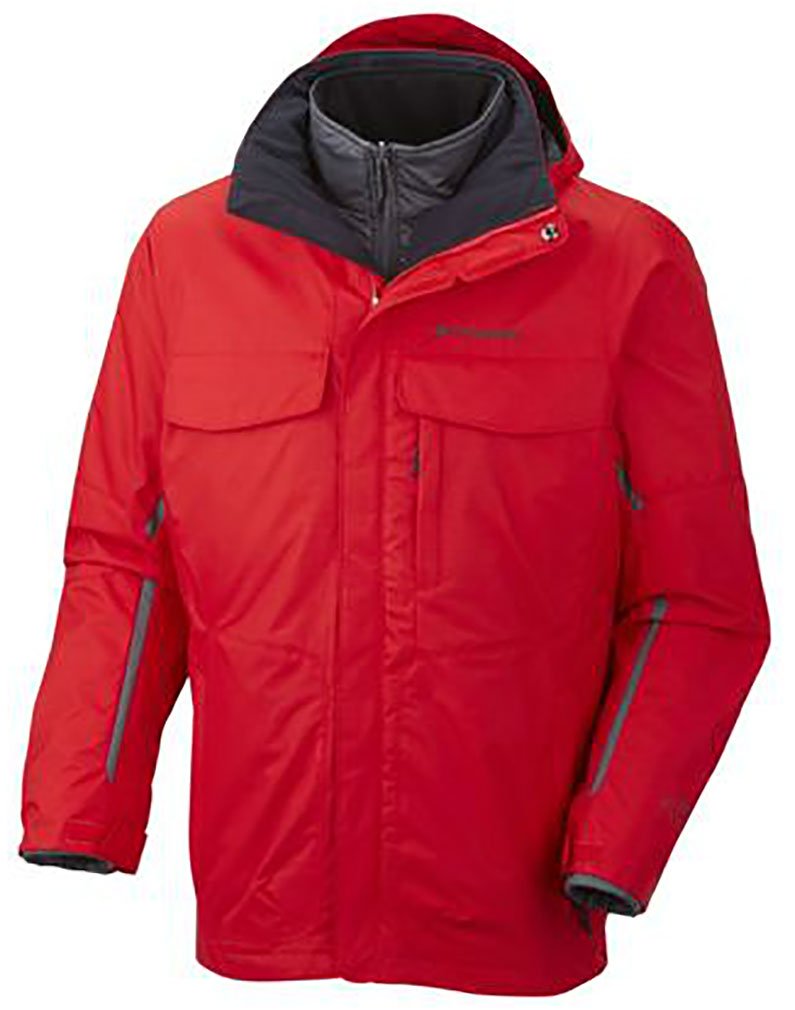 Columbia Men's Bugaboo Interchange Tall Jacket - Waterproof Winter Jacket for Hiking & Outdoor Activities | Adjustable Hood & Zip-In Fleece Liner