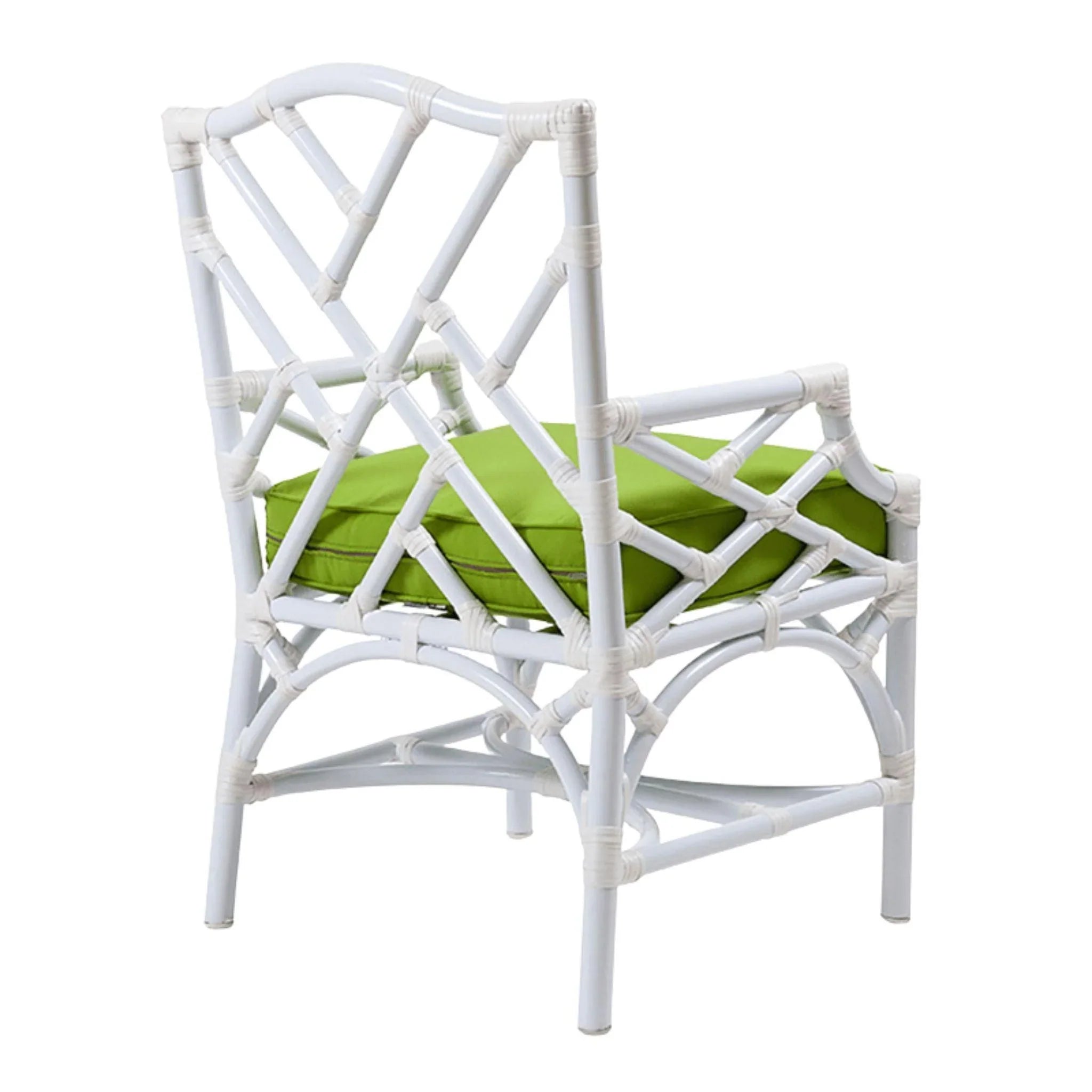 Chinese Chippendale Style Outdoor Dining Armchair - Weather-Resistant Patio Furniture for Garden, Poolside & Backyard Dining