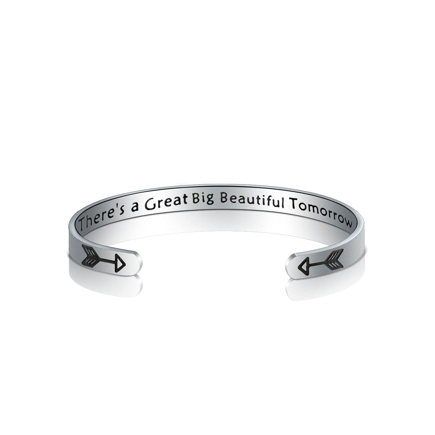 Inspirational Motivational Bracelet Cuff for Women - 
