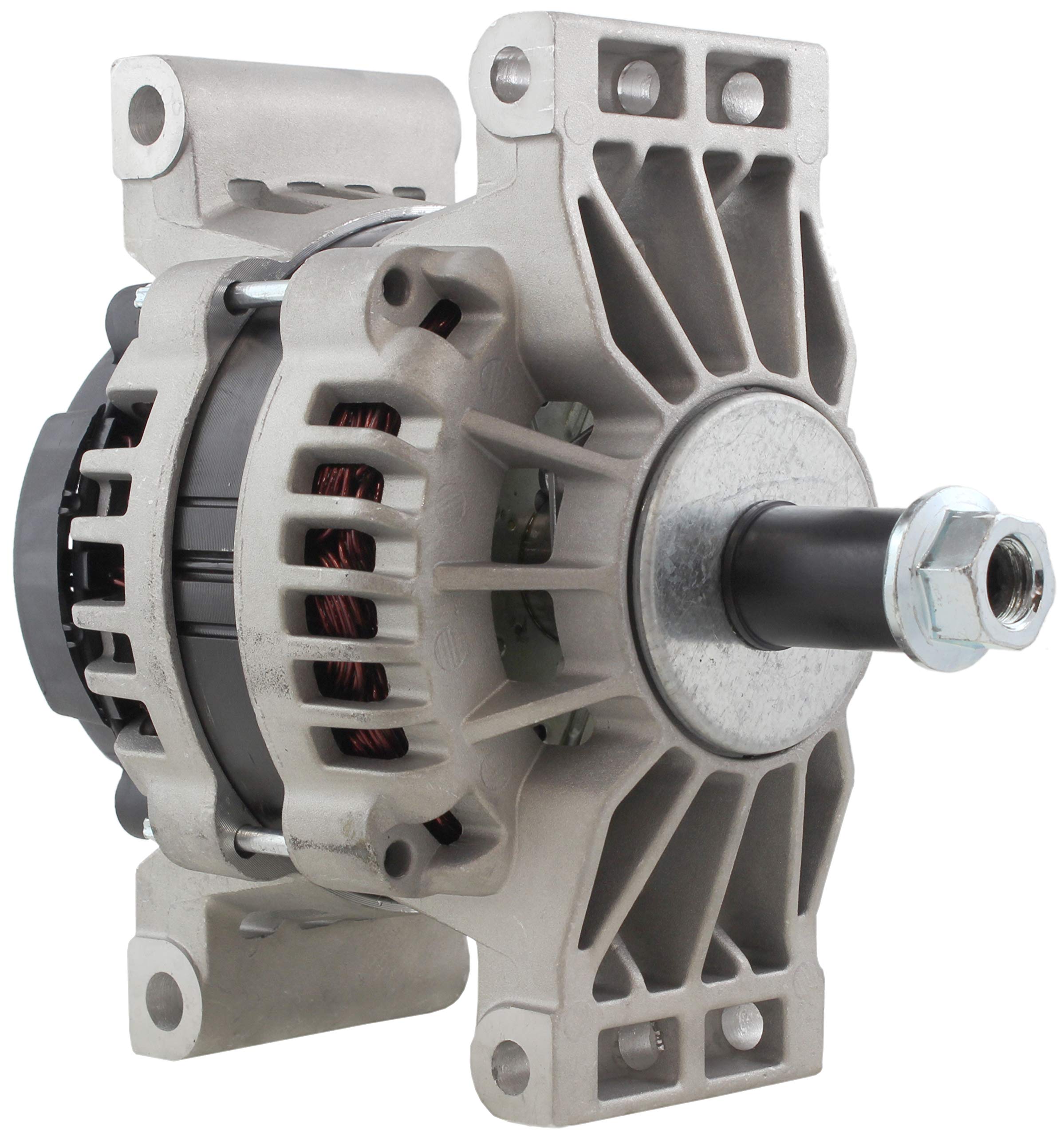 Delco Style 24V 70A Pad Mount Starter - Self-Excited Internal Regulator with Covered Plug & Internal Fan (No Pulley) - 5/16