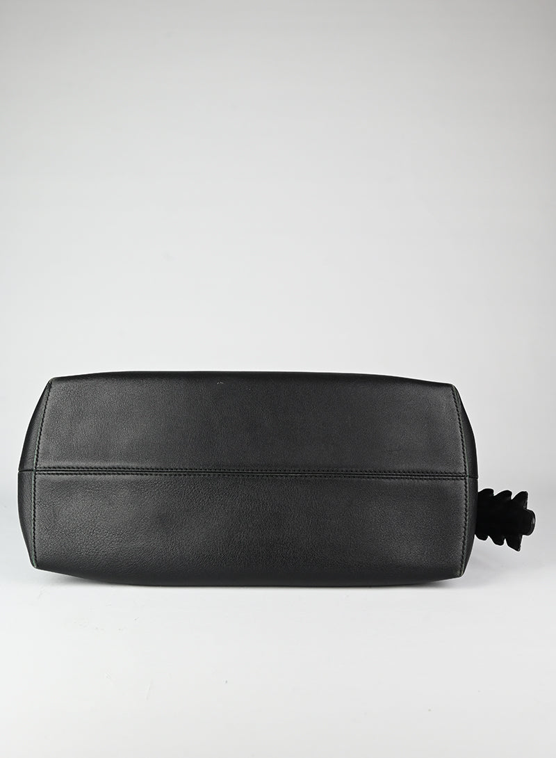 Fendi Black Leather By The Way Handbag for Women - Stylish Designer Purse for Work, Travel & Everyday Use