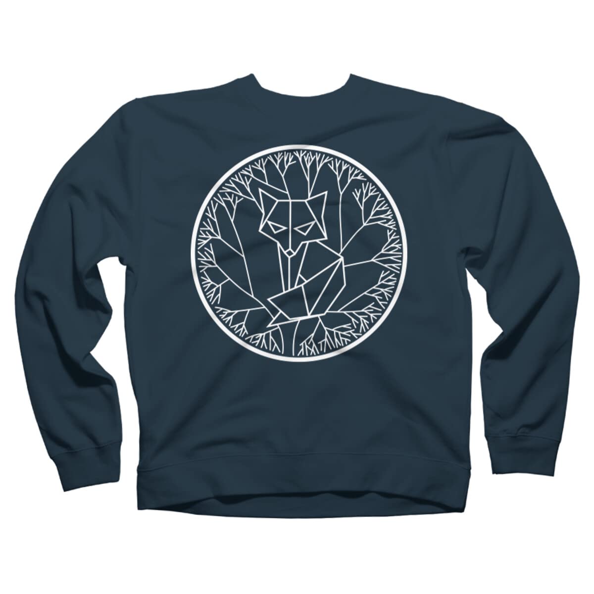Design By Humans Unisex Fox Home Sweatshirt by AVEandLIA | Cozy Pullover Hoodie for Men & Women | Perfect for Casual Wear, Lounge & Outdoor Activities