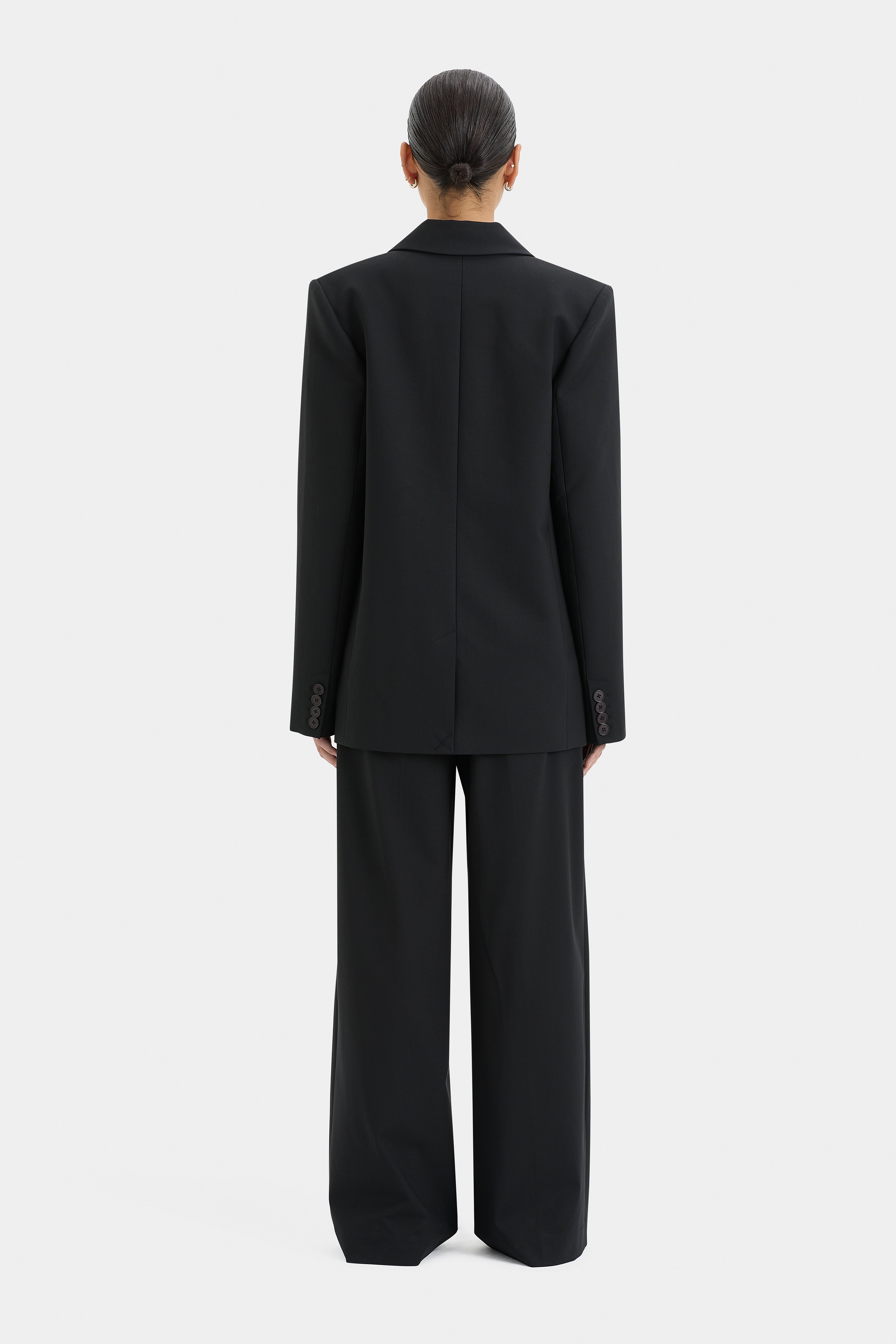 Leonardo Black Blazer for Men - Stylish Slim Fit Formal Jacket for Business, Office, and Special Occasions