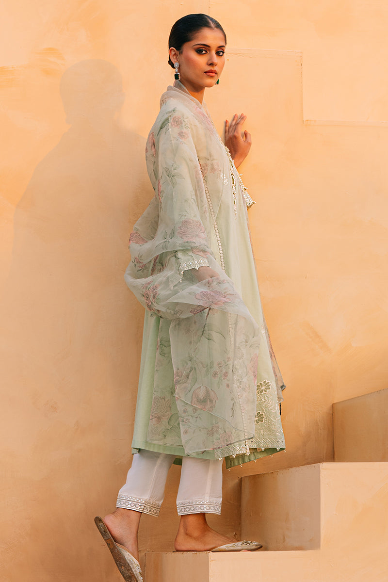 Autumn Hue 2-Piece Set - Stylish Shirt & Dupatta for Women | Perfect for Fall Fashion, Ethnic Wear & Special Occasions