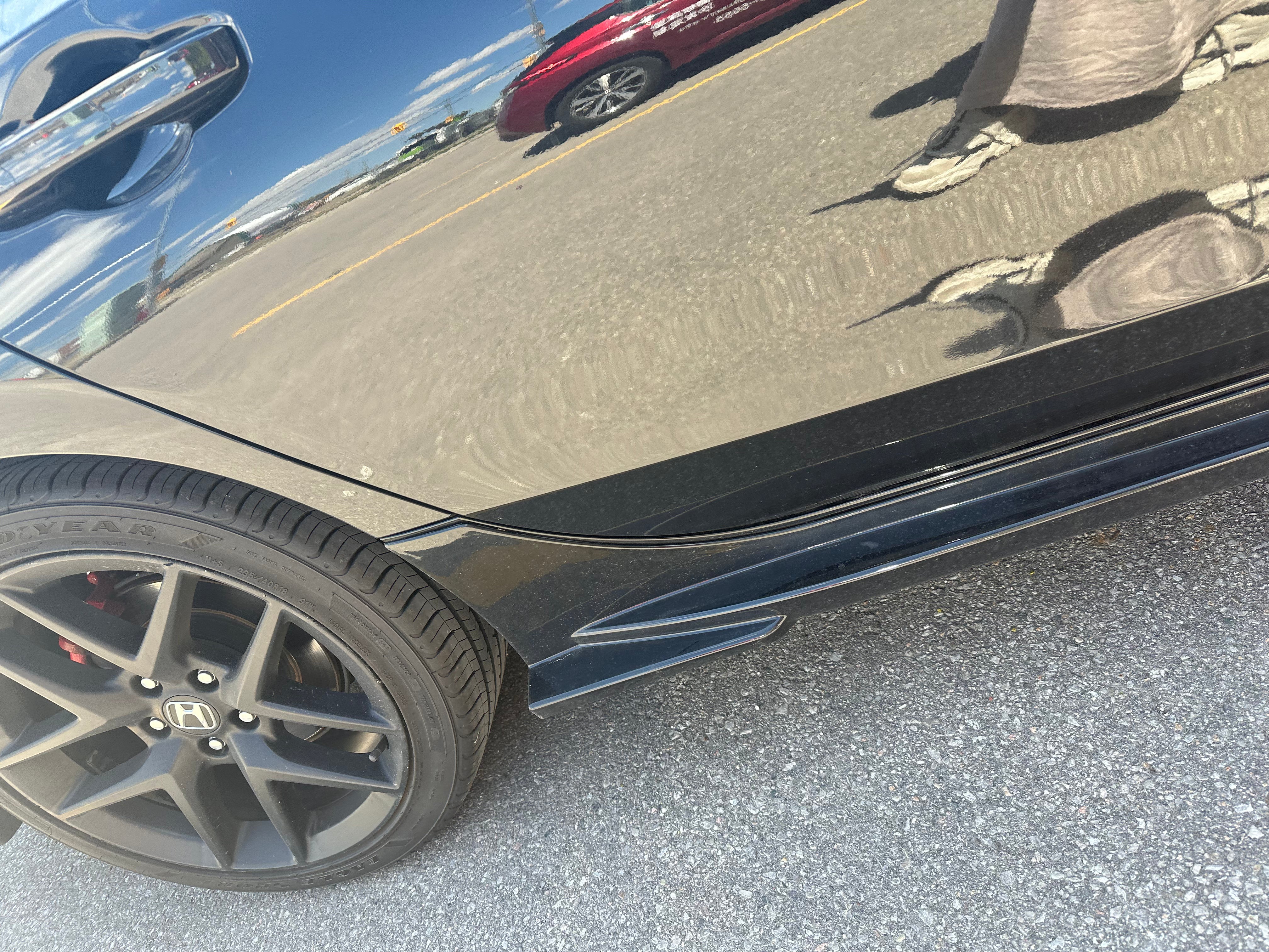 2022-2025 Honda Civic Sedan Mugen Style Side Skirt Panel - Aerodynamic Body Kit for Car Enthusiasts - Perfect for Street Racing & Car Shows