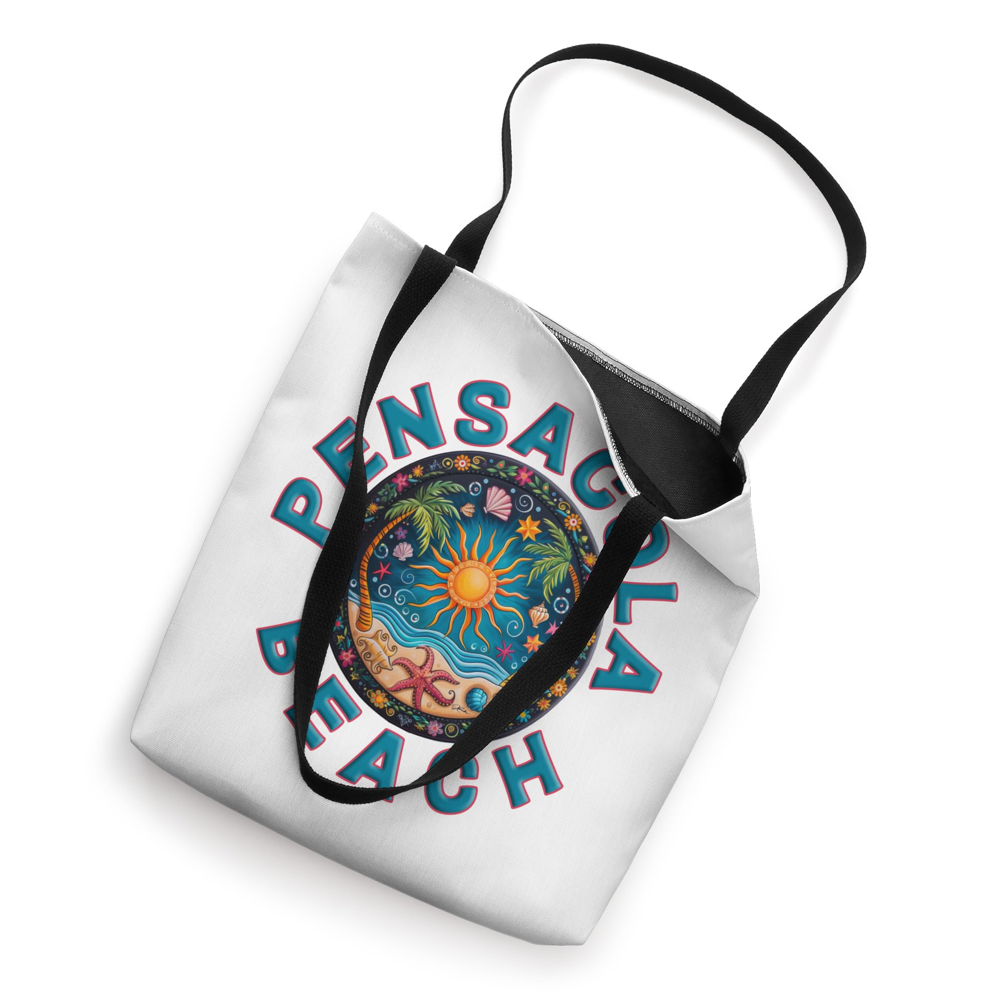 JCombs: Stylish Florida Tote Bag - Pensacola Beach Design, Durable Canvas Beach Bag for Women, Perfect for Shopping, Travel & Beach Day Essentials