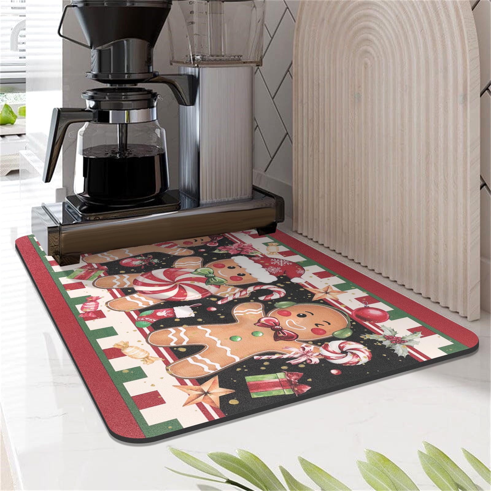 LOKHOM Christmas Dish Drying Mat - 12
