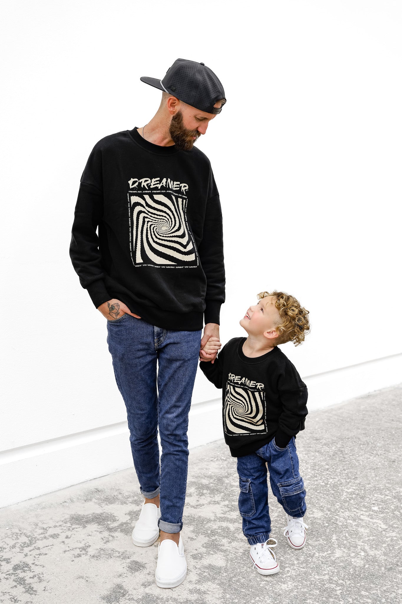 Goal Achiever Crewneck Sweatshirt - Black | Comfortable & Stylish Pullover for Men & Women | Perfect for Workouts, Casual Wear & Outdoor Activities