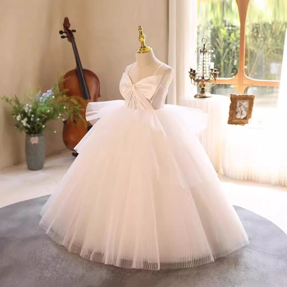 Elegant Girls Suspender Princess Dress for Birthday Party | Cute Toddler Party Outfit for Special Occasions & Photo Shoots