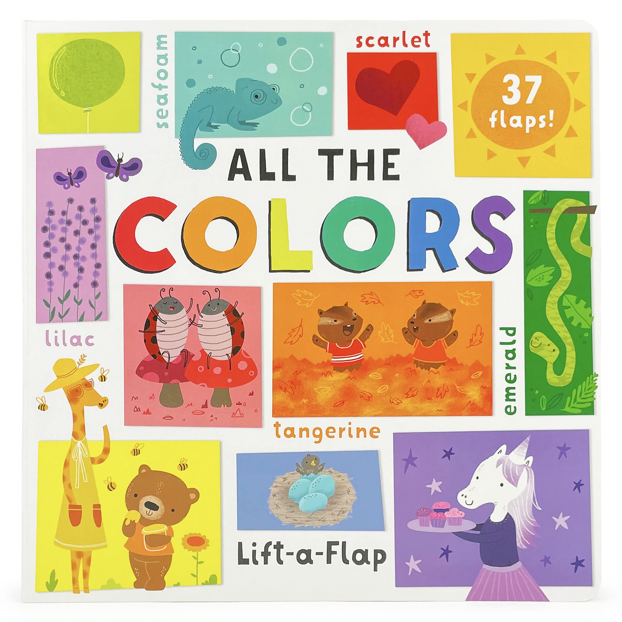 Learn About All The Colors: Interactive Lift-the-Flap Board Book for Toddlers & Preschoolers Ages 2-4 - Fun Early Learning Activity for Kids, Perfect for Home & Classroom Use