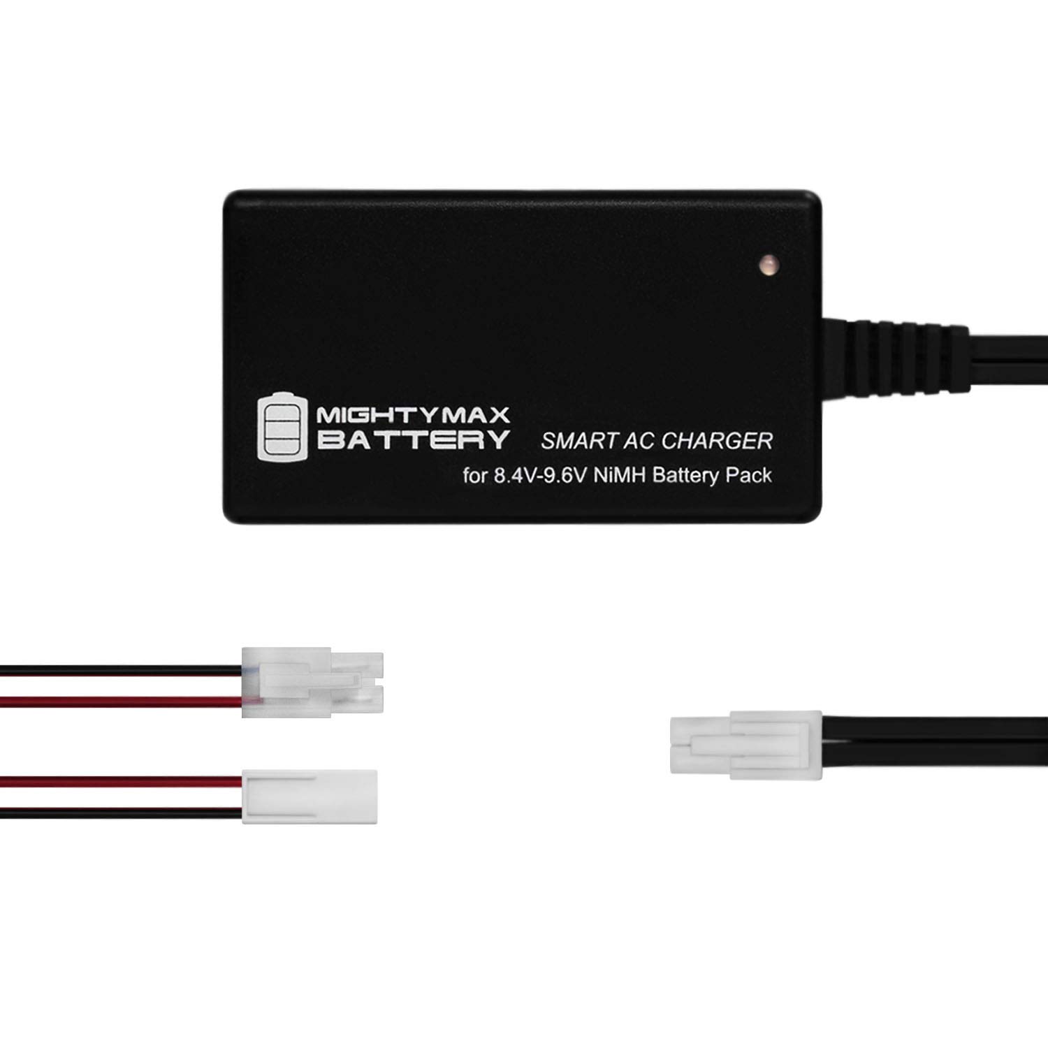 Mighty Max 9.6V 2000mAh NiMH Rechargeable Battery Pack with Charger for Tonka XT Ricochet Stunt RC Car - Perfect for Off-Road RC Adventures and Extended Playtime
