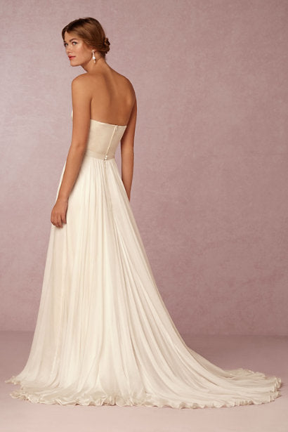 Catherine Deane Delia Skirt | Women's Flowy Midi Skirt with Side Slit | Elegant A-Line Skirt for Wedding, Party & Special Occasions