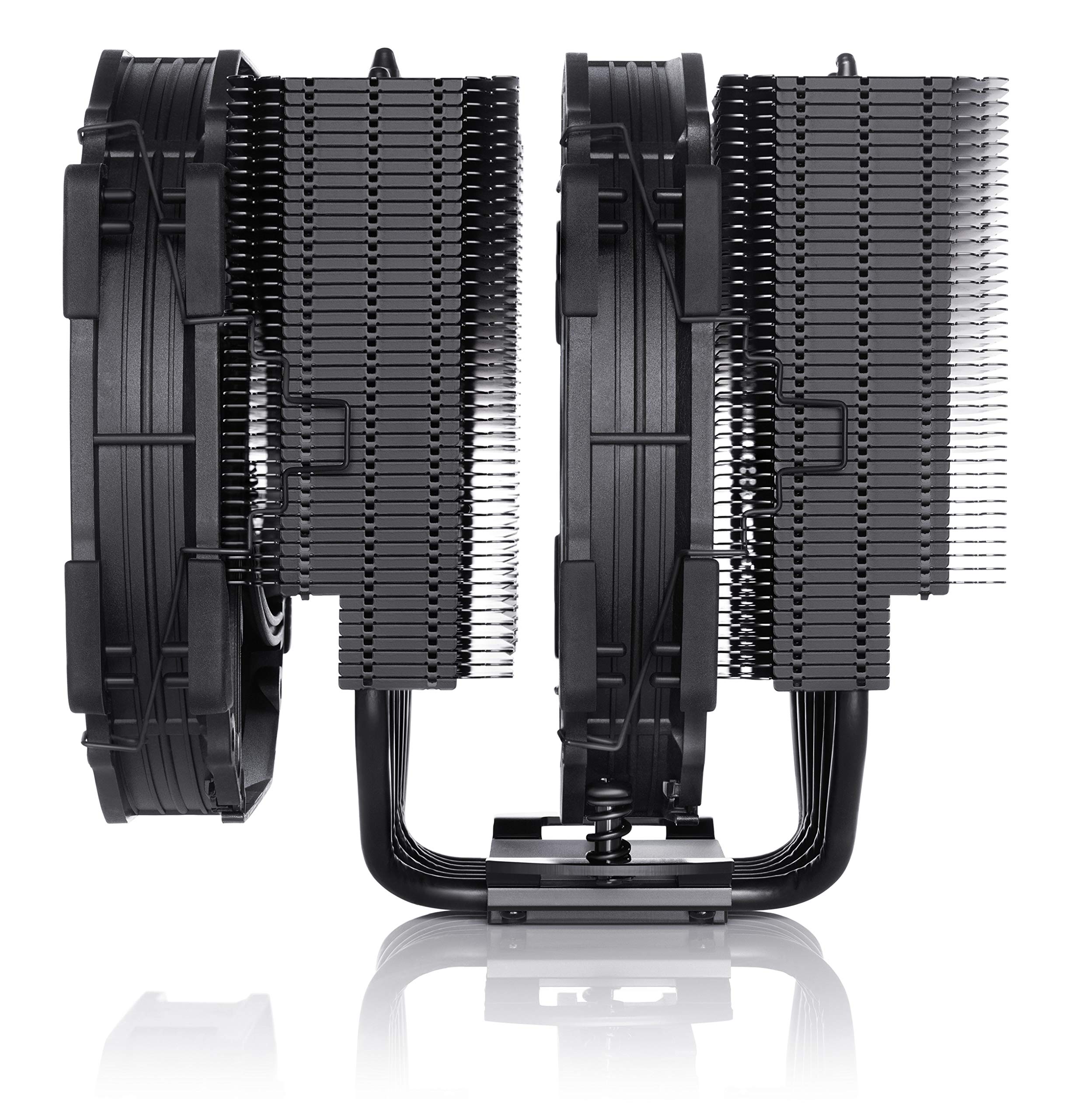 Noctua NH-D15 chromax.Black Premium Dual Tower CPU Cooler with 140mm Fans - High Performance Air Cooling for Gaming PC, Workstation & Overclocking - Quiet Operation & Black Aesthetic Design