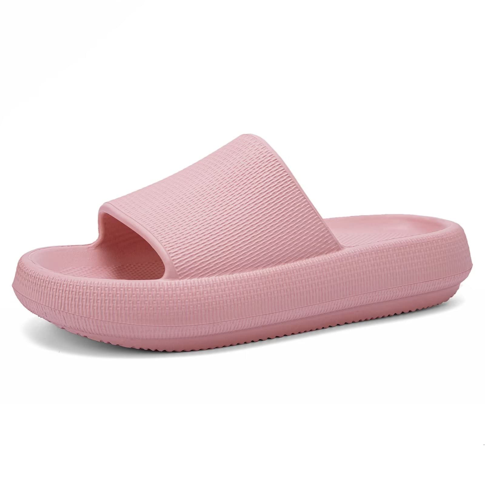 EQUICK Cloud Slides Pillow Slippers for Women & Men - Ultra Soft Bathroom Sandals with Cushioned Thick Sole | Shower Slippers for Indoor & Outdoor Use | Perfect for Home, Spa, Poolside and Beach Relaxation