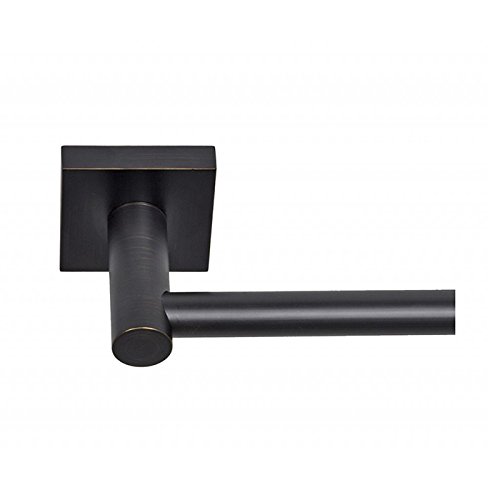 Better Home Tiburon 32 Inch Bronze Towel Bar - Heavy Duty Bathroom Towel Rack Holder with Dark Bronze Finish for Modern Bathroom Decor | Perfect for Bathrooms, Spas, and Guest Rooms