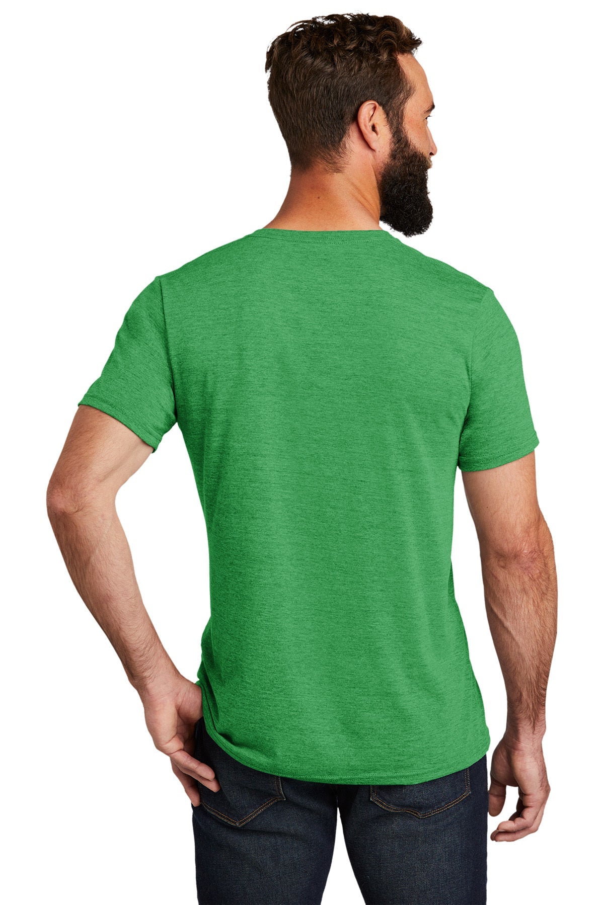 Allmade Unisex Tri-Blend V-Neck T-Shirt - Eco-Friendly Organic Cotton Tee for Men & Women - Perfect for Casual Wear, Gym, and Outdoor Activities
