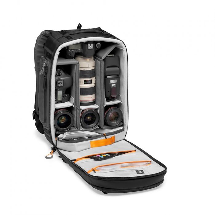 Lowepro Pro Trekker Backpack 350 AW II - Waterproof DSLR Camera Bag for Professional Photographers | Hiking, Travel & Outdoor Photography Gear (Grey Green)