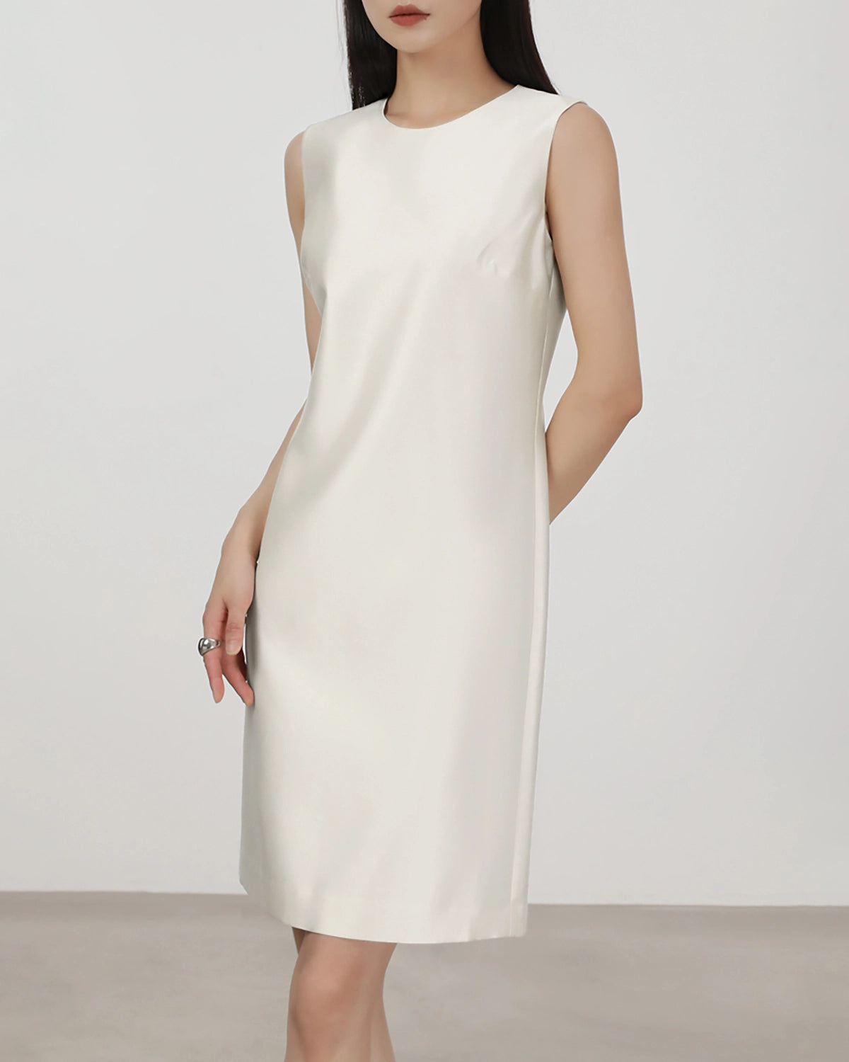 40 Momme Sleeveless Silk Straight Dress for Women - Elegant Summer Formal & Casual Wear - Perfect for Weddings, Parties & Office