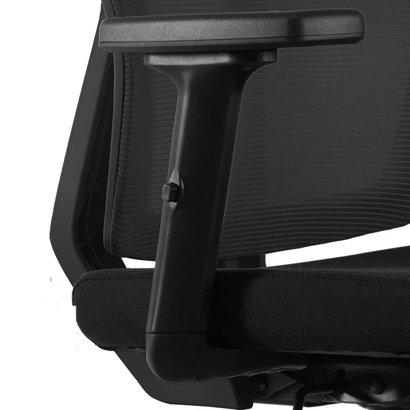 Premium SVEN High Back Ergonomic Office Chair - Black | Adjustable Lumbar Support & Tilt Function | Ideal for Home Office, Gaming & Workspace Comfort