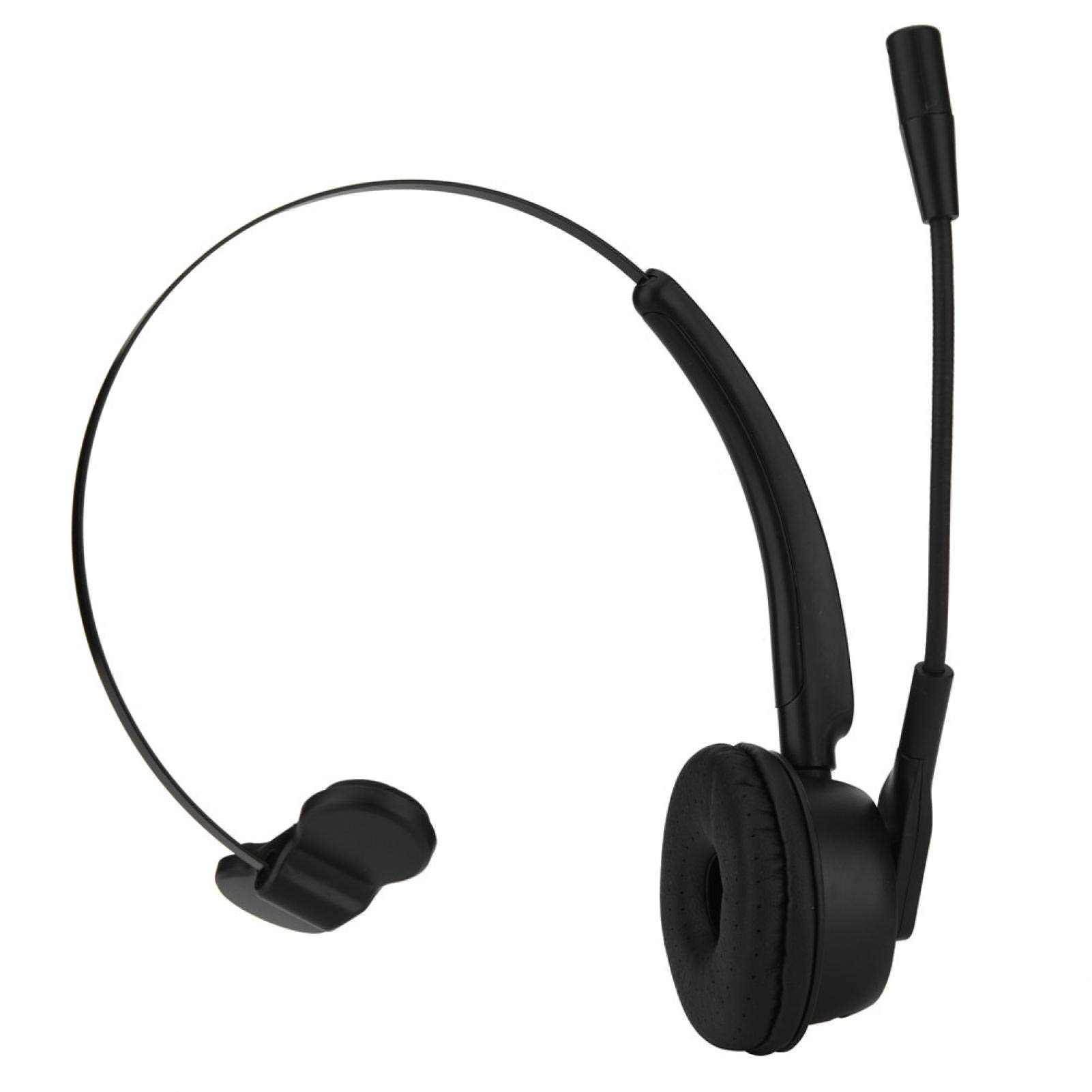 Socobeta Bluetooth Headset with Noise Cancelling - 12 Hours Talk Time Wireless Headphones for Call Center, Office & Remote Work | Comfortable Over-Ear Design for Long Calls