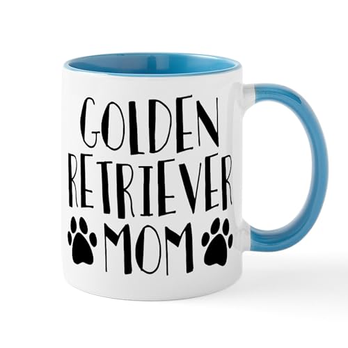 White/Blue Inside - Golden Retriever Mom