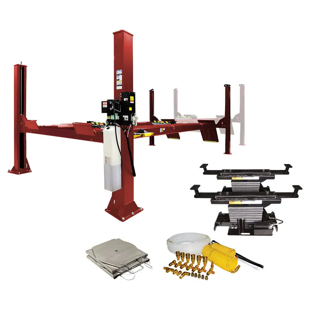 Challenger AR4115EAX 4-Post Alignment Lift - 15,000 lbs Capacity for Auto Repair Shops & Garages | Heavy-Duty Vehicle Service Equipment