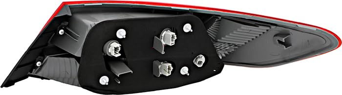 Honda Accord Coupe Tail Lights Lamps Set - Compatible with 2013 2014 2015 Models - Driver & Passenger Side Replacement - Enhance Night Visibility & Style for Your Sedan