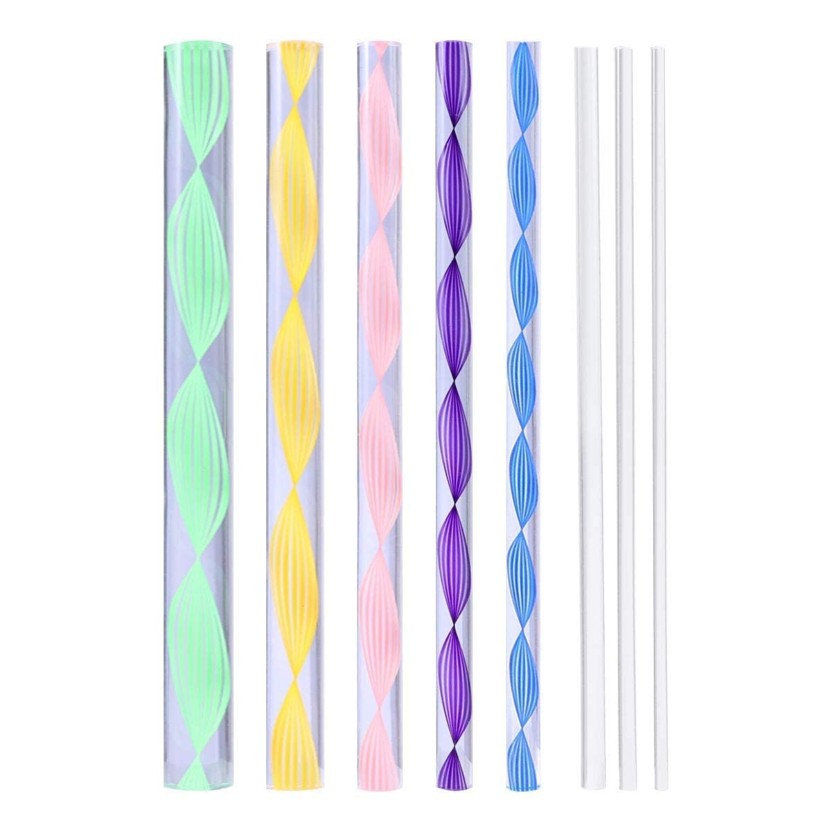 8 PCS Mandala Dual-Ended Acrylic Twist Sticks Tools for Mandala & Dot Painting - Abstract Art Supplies, DIY Craft Tools (Multicolor) - Perfect for Canvas Painting, Rock Art & Home Decor Projects