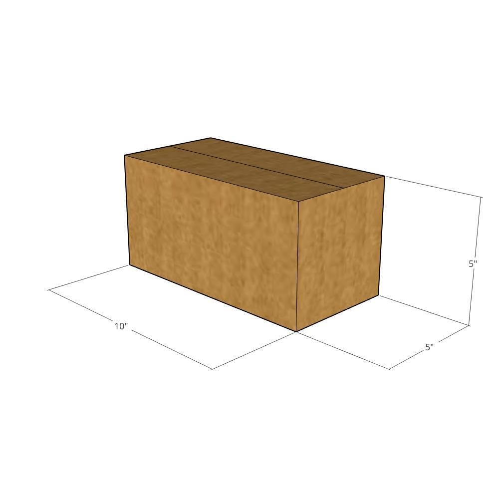 10x5x5 Corrugated Shipping Boxes - 32 ECT Heavy Duty Moving Boxes (Pack of 150) | Commercial & Home Use for Storage, Packing, Moving & Ecommerce Shipping