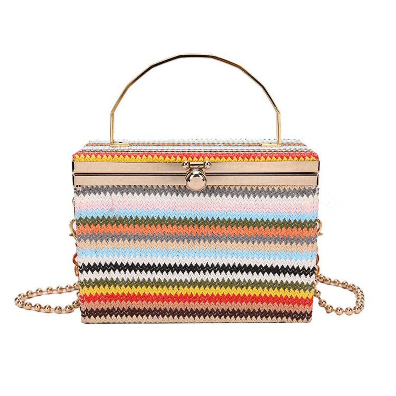 Stylish Women's Fashion Shoulder Bag - Simple Messenger Crossbody Bag, Portable Small Square Box Purse for Work, Travel & Daily Use