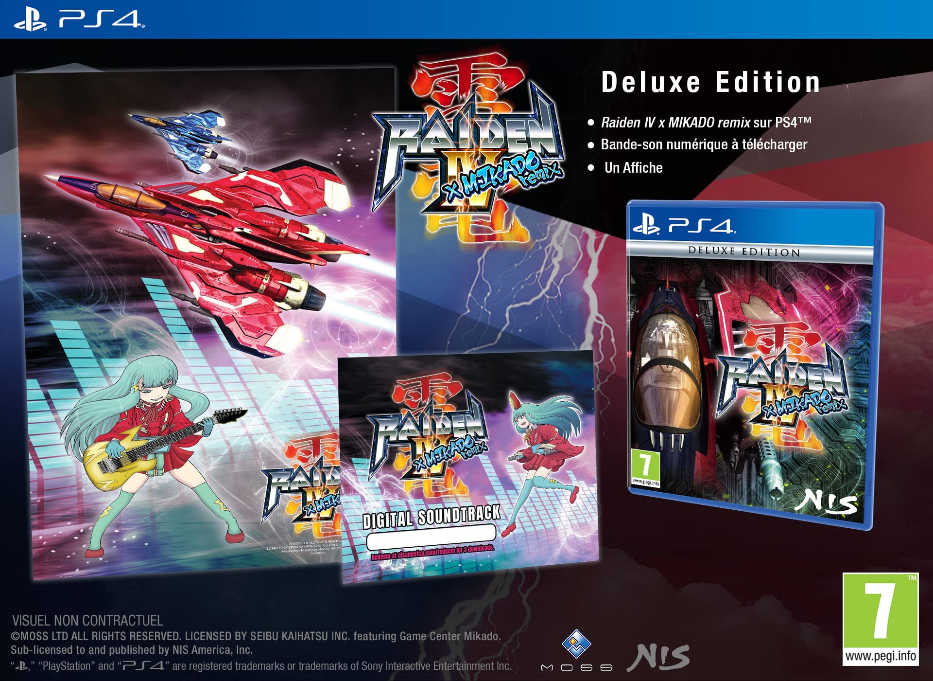 Raiden IV x MIKADO Remix - Deluxe Edition for PlayStation 4 | Classic Arcade Shooter Game | Perfect for Retro Gaming Enthusiasts & Collectors