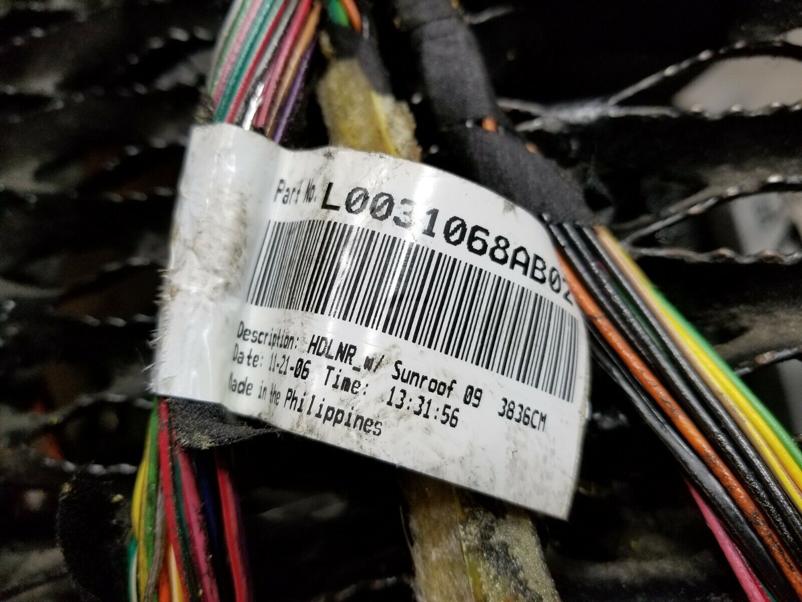 2006-2011 Cadillac DTS Roof Liner Wire Harness OEM Replacement - Perfect for Interior Lighting & Sunroof Repair | Auto Electrical System Upgrade