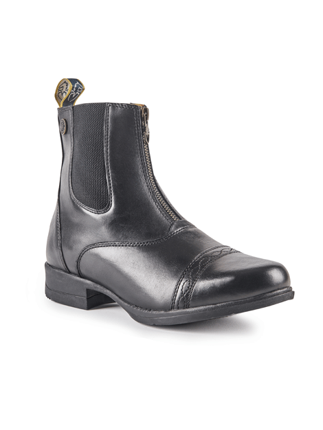 Moretta Rosetta Genuine Leather Jodhpur Boots for Women - Stylish Ankle Riding Boots for Equestrian, Casual & Office Wear