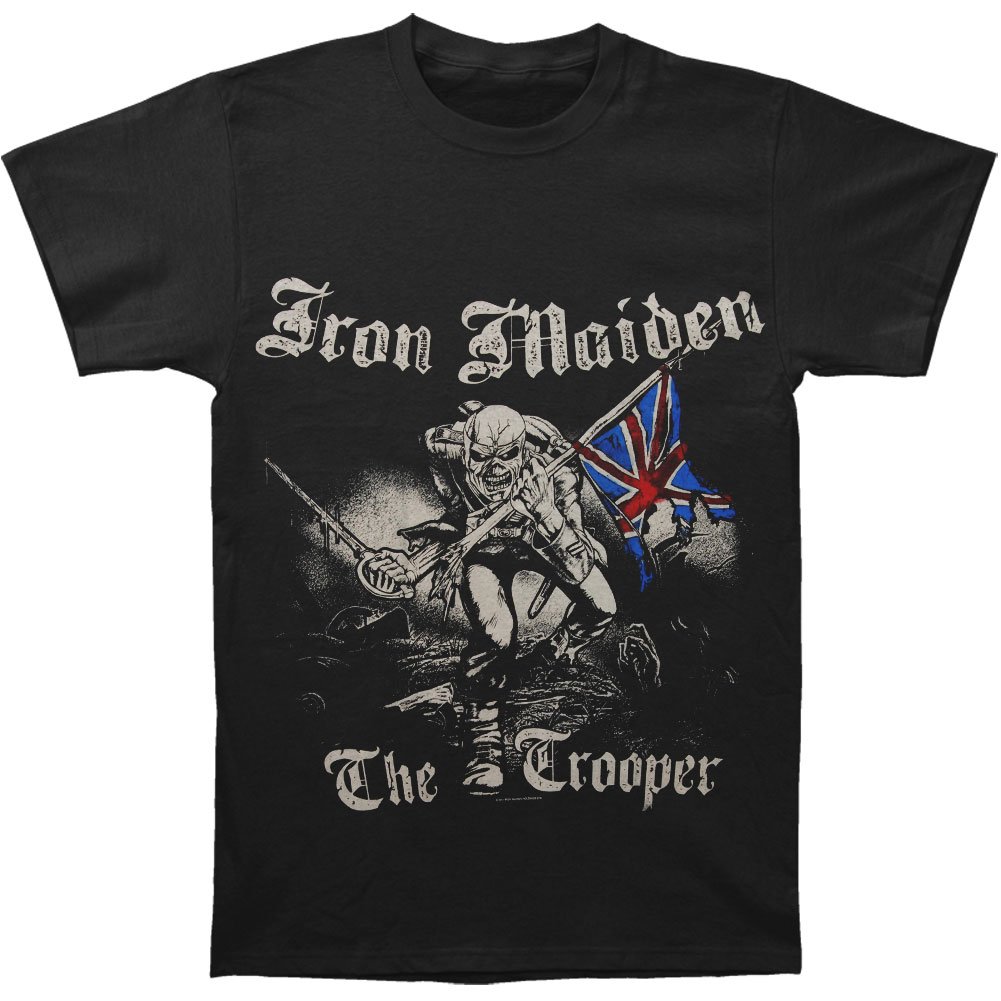 Iron Maiden Men's Sketch Trooper Graphic T-Shirt - Black Cotton Tee for Rock Fans & Concert Goers | Perfect for Concerts, Gifts & Casual Wear
