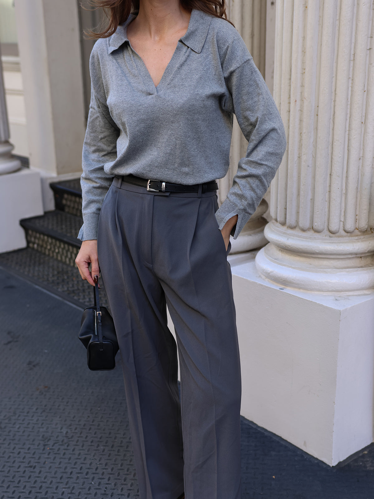 Women's V-Neck Cotton Pullover Sweater - Soft & Comfortable Casual Knit Top for Everyday Wear | Perfect for Office, Outings & Layering