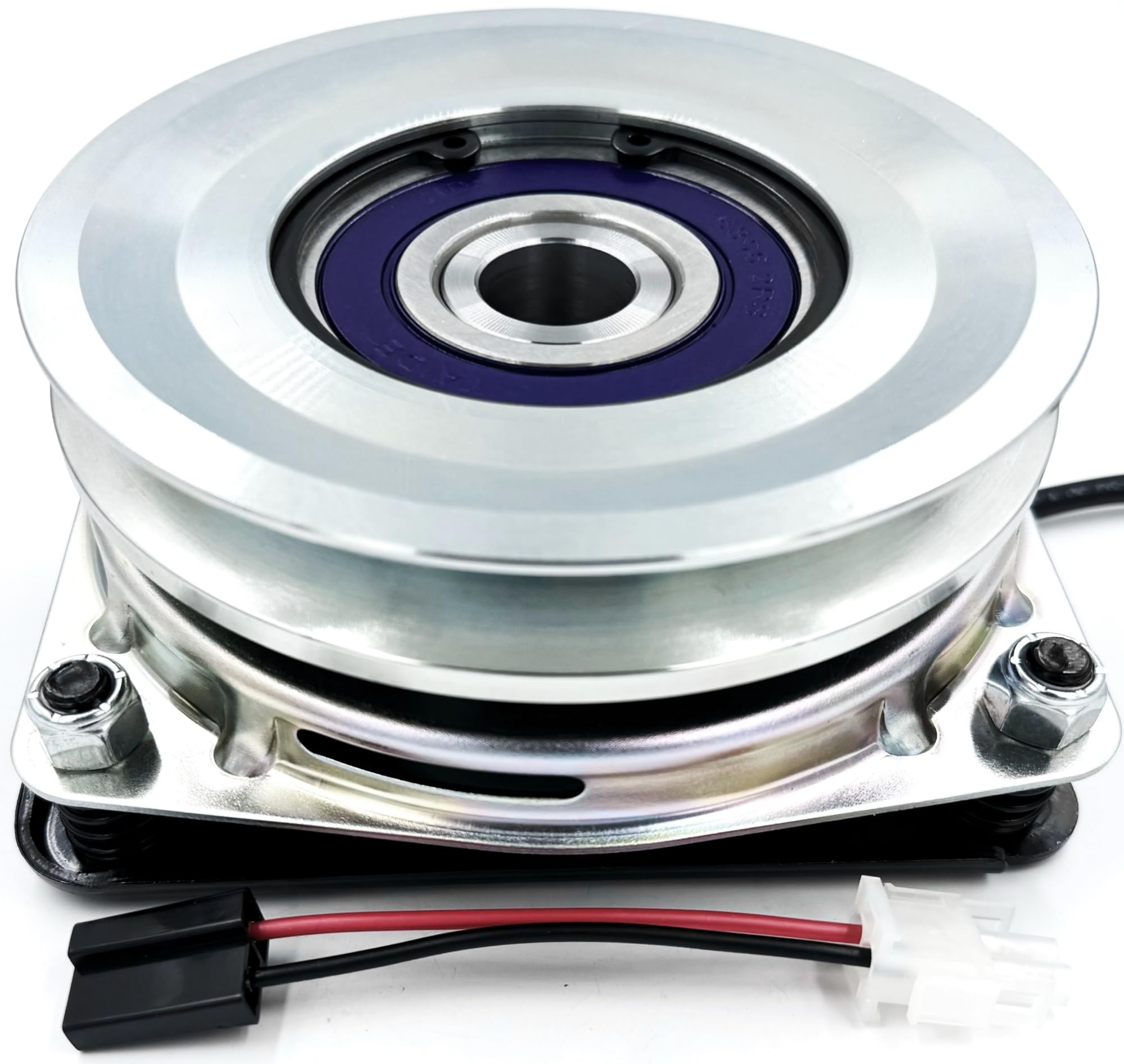 High Torque 110ft-lb HD Switch Electric PTO Clutch with Replaceable Bearing - Compatible with Husqvarna, Craftsman, Poulan, Jonsered Mowers (Model 587241601, 53594500, GT1A-EH07, GT1.5A-EH07) - Perfect for Lawn Mower Maintenance & Tractor Repairs
