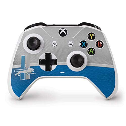 Official NFL Detroit Lions Vintage Gaming Skin Decal for Xbox One S Controller - Durable Custom Design for Enhanced Grip & Protection - Perfect for Gaming Enthusiasts & Sports Fans