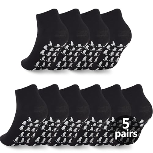 Foot Pattern/Black(5 Pairs)