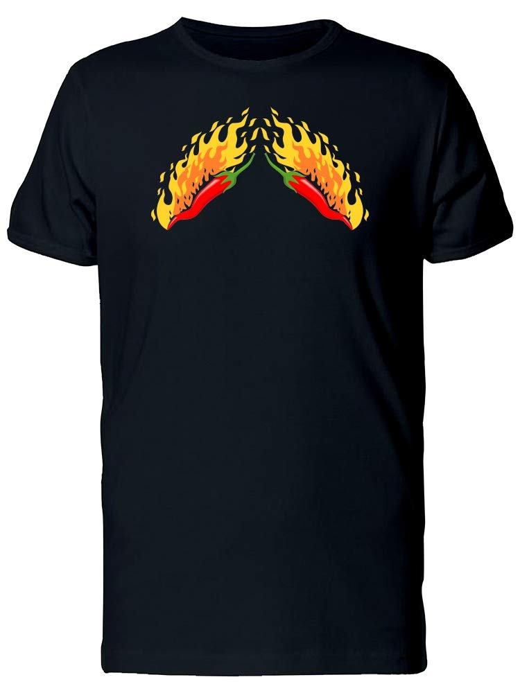 Men's Red Chili Peppers On Fire Graphic T-Shirt | Cool Rock Band Tee for Concerts & Casual Wear