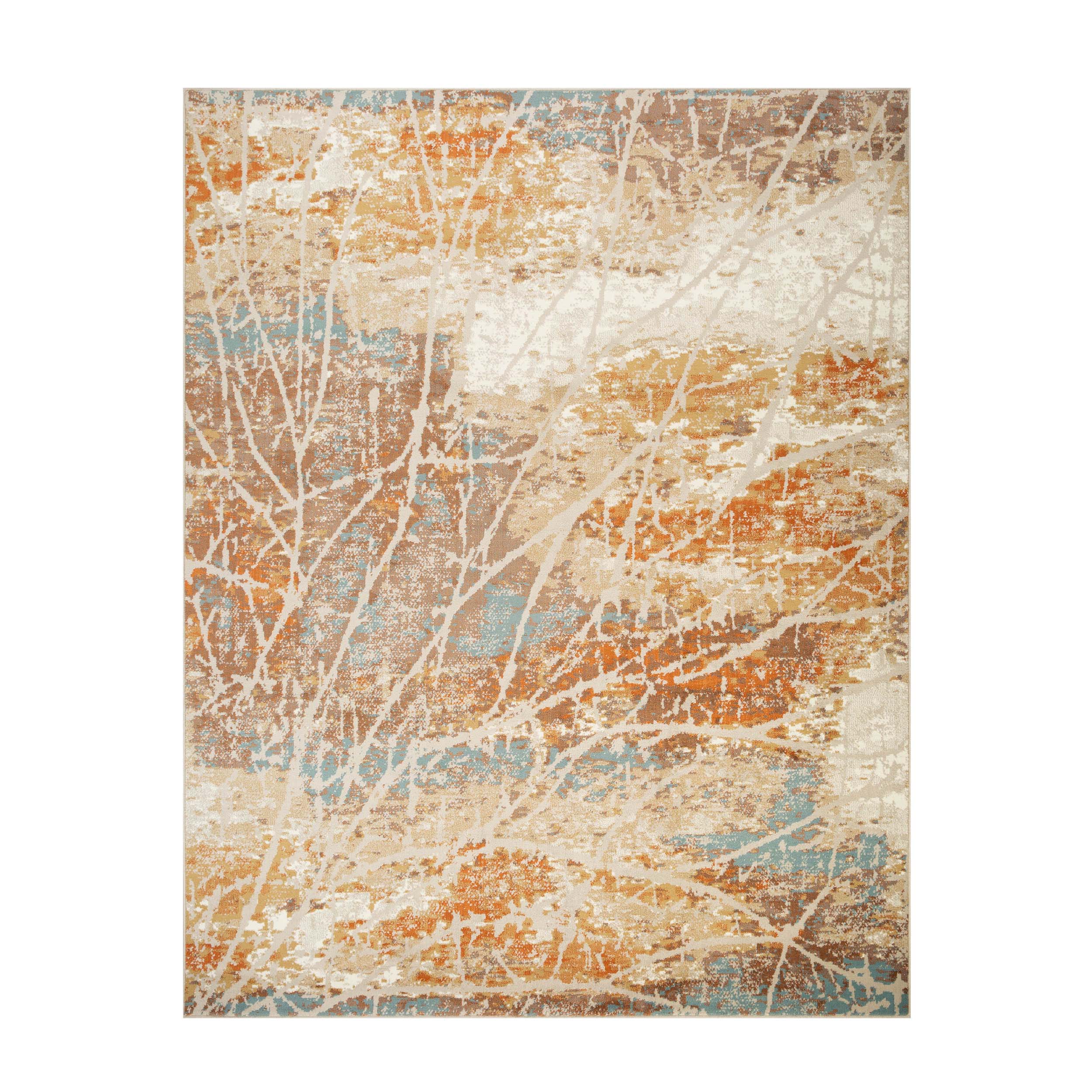 Fifi Modern Branches Indoor Area Rug or Runner - Soft Bohemian Style Carpet for Living Room, Bedroom, Hallway - Perfect for Home Decor & Cozy Spaces