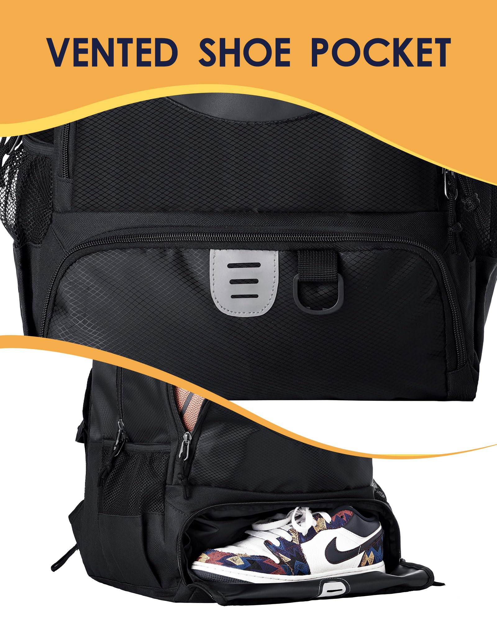 **Best Basketball Backpack for Men & Women - 30L Lightweight Breathable Sports Bag with Shoe & Ball Compartment - Perfect for Gym, School, Travel, Soccer, Volleyball & Football**    *(Ideal for carrying sports gear, school essentials, or travel items – great for athletes, students, and outdoor enthusiasts!)*