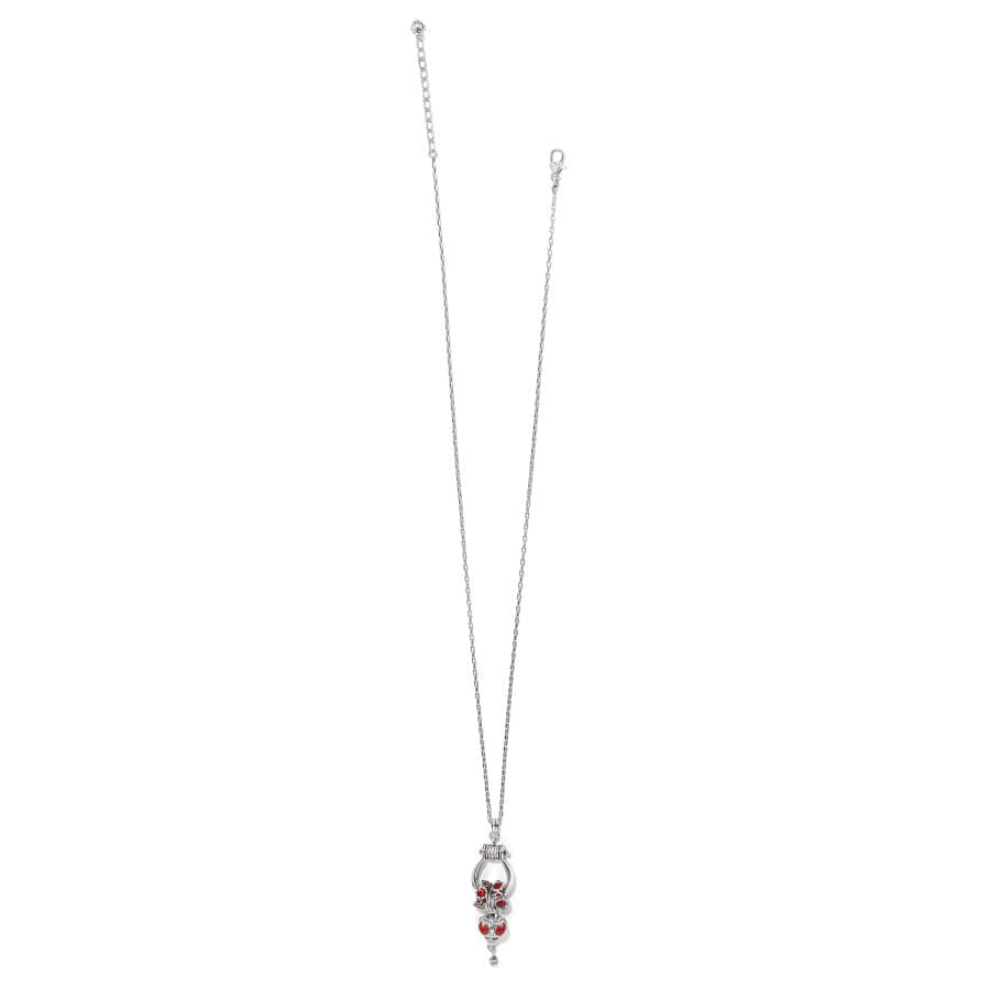 Carry Me With Love Charm Necklace - Dainty Heart Pendant Jewelry for Women, Best Gift for Mom, Wife, Girlfriend - Perfect for Valentine's Day, Anniversary & Everyday Wear