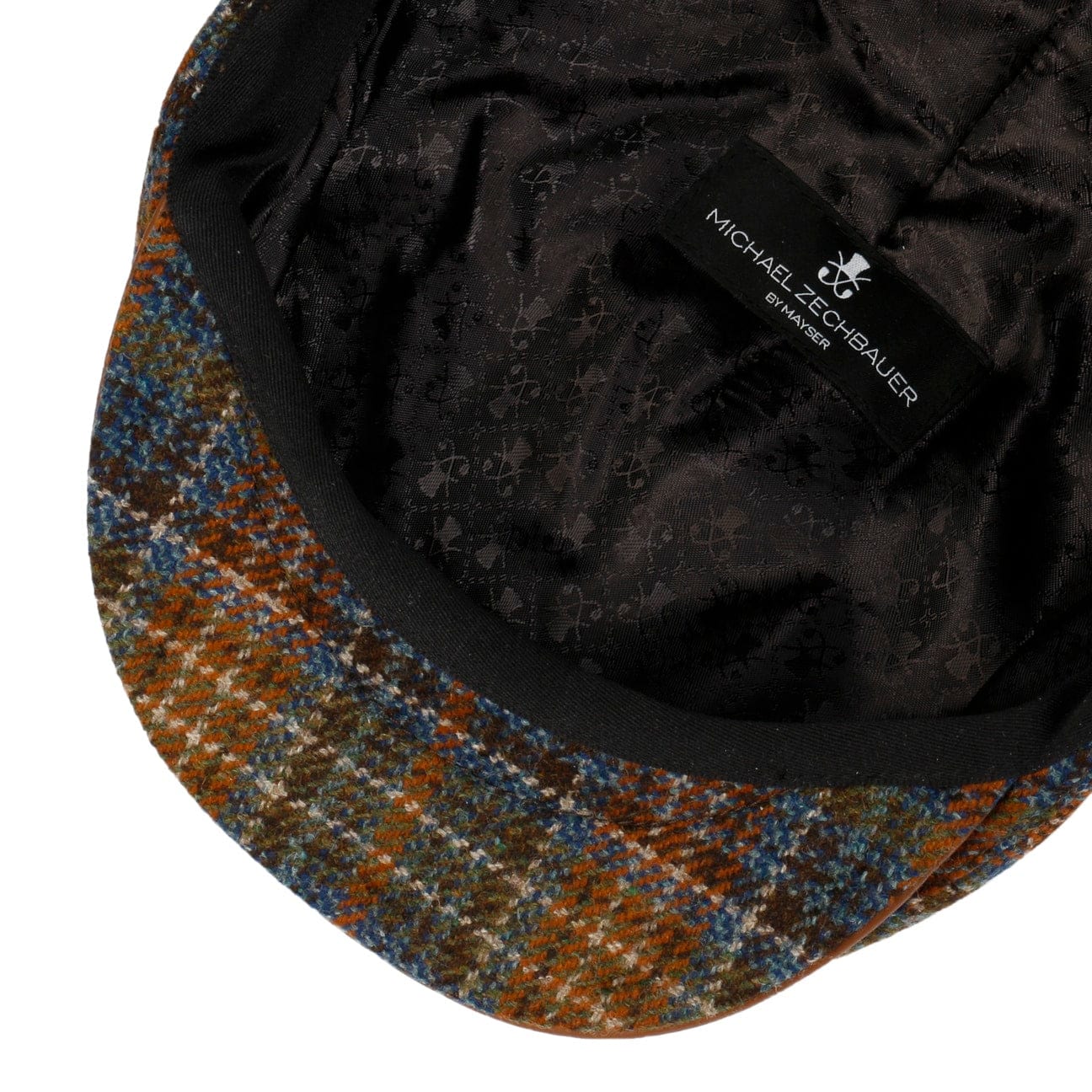Mayser Marzio New Check Flat Cap - Stylish Wool Blend Men's Hat for Casual & Outdoor Wear