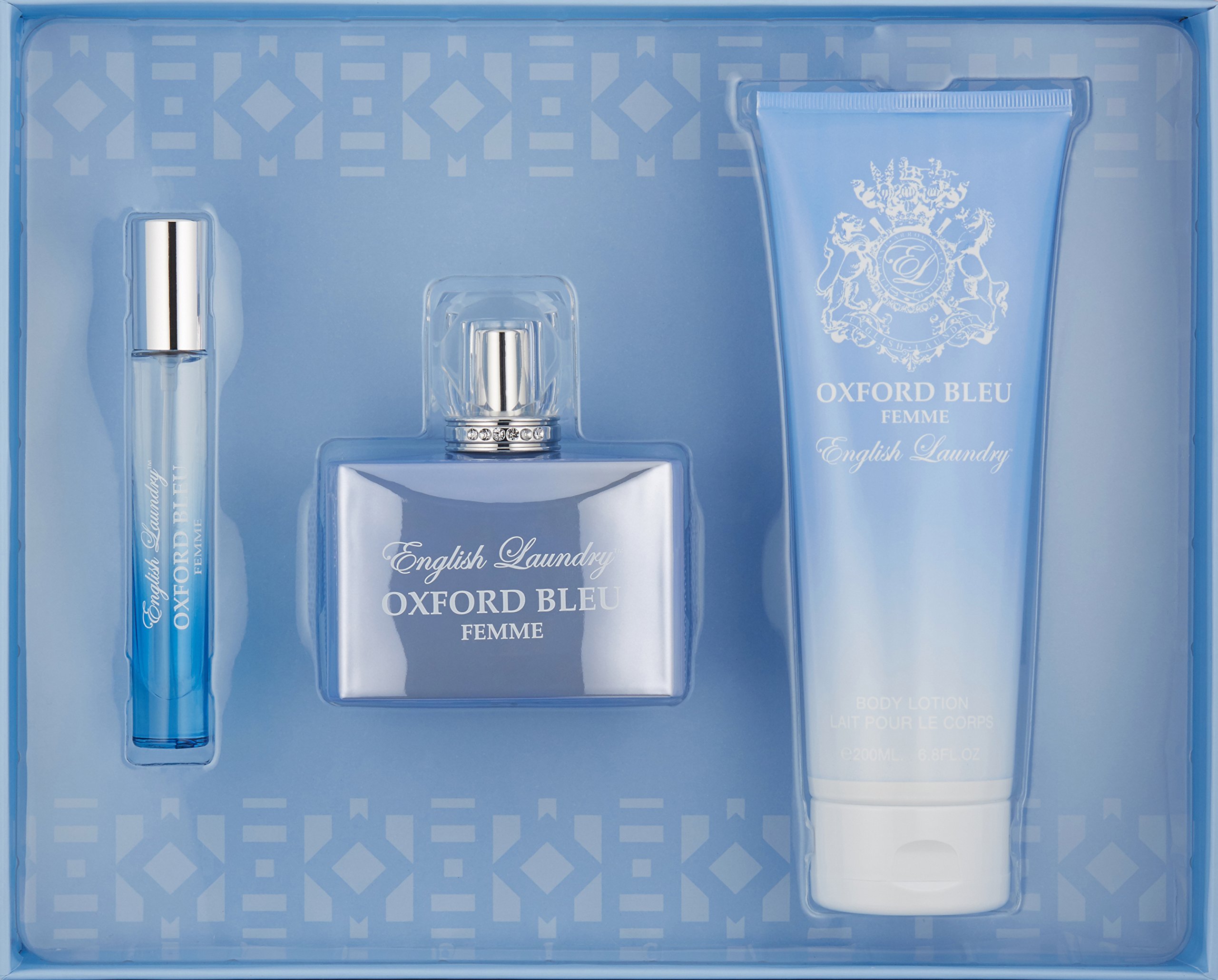 English Laundry Oxford Bleu Women's Eau de Parfum Spray Gift Set - Luxurious Floral Fragrance for Everyday Wear & Special Occasions