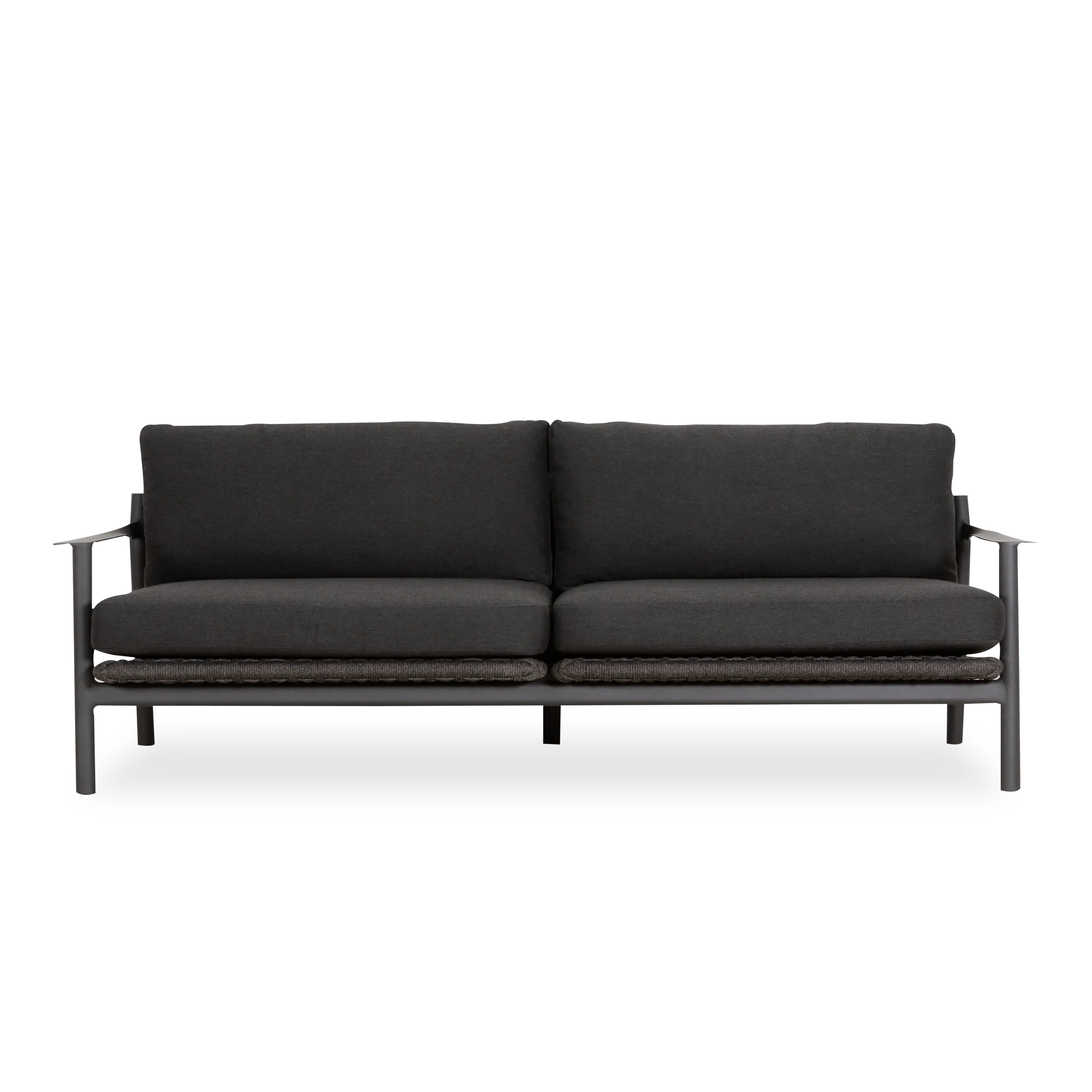 Oliver Sofa - Modern 3-Seater Fabric Couch with Sturdy Wooden Legs, Comfortable Living Room Furniture for Home, Office, and Lounge Spaces